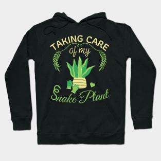 Snake Plant - Mother in Law's tongue for Gardening Enthusiast Hoodie